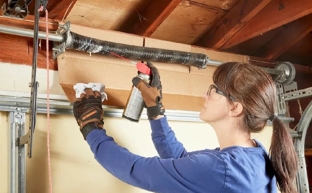 Garage Door Spring Lubrication