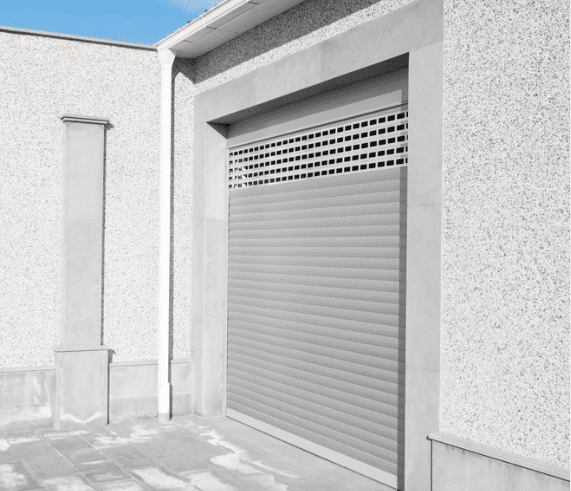 Aluminum garage door cover