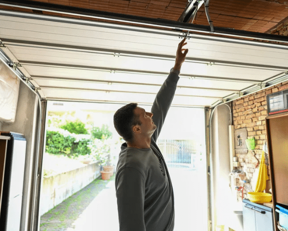 Opening the garage door manually